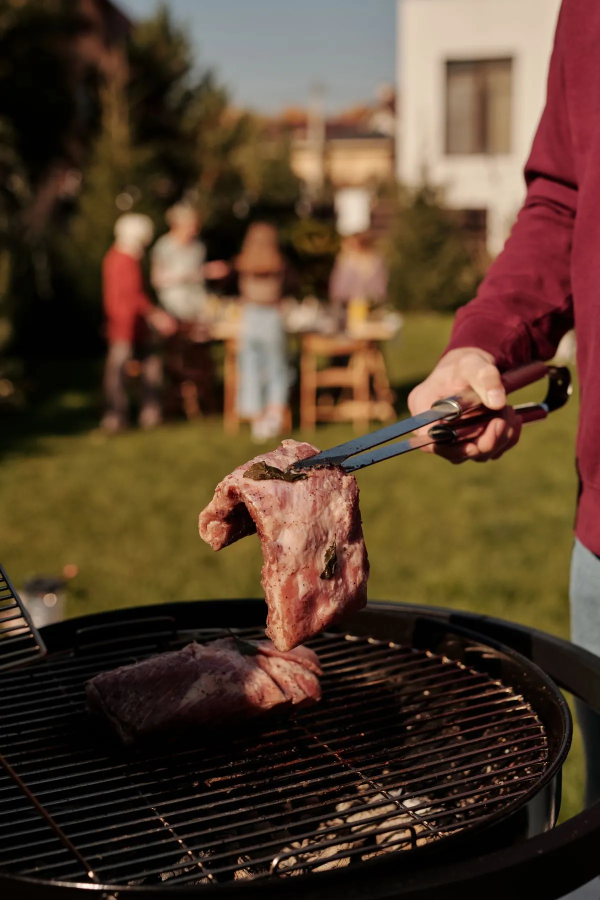 BBQ food truck pour un team building avec smoker et viande fumee
